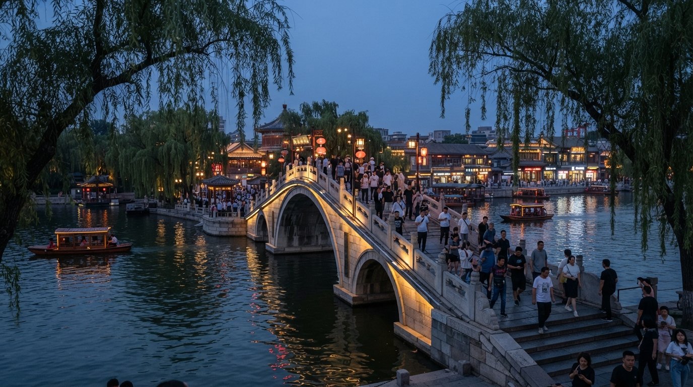 Guanyuan & Xicheng Lakes, Beijing: Water, Willows and Old Beijing