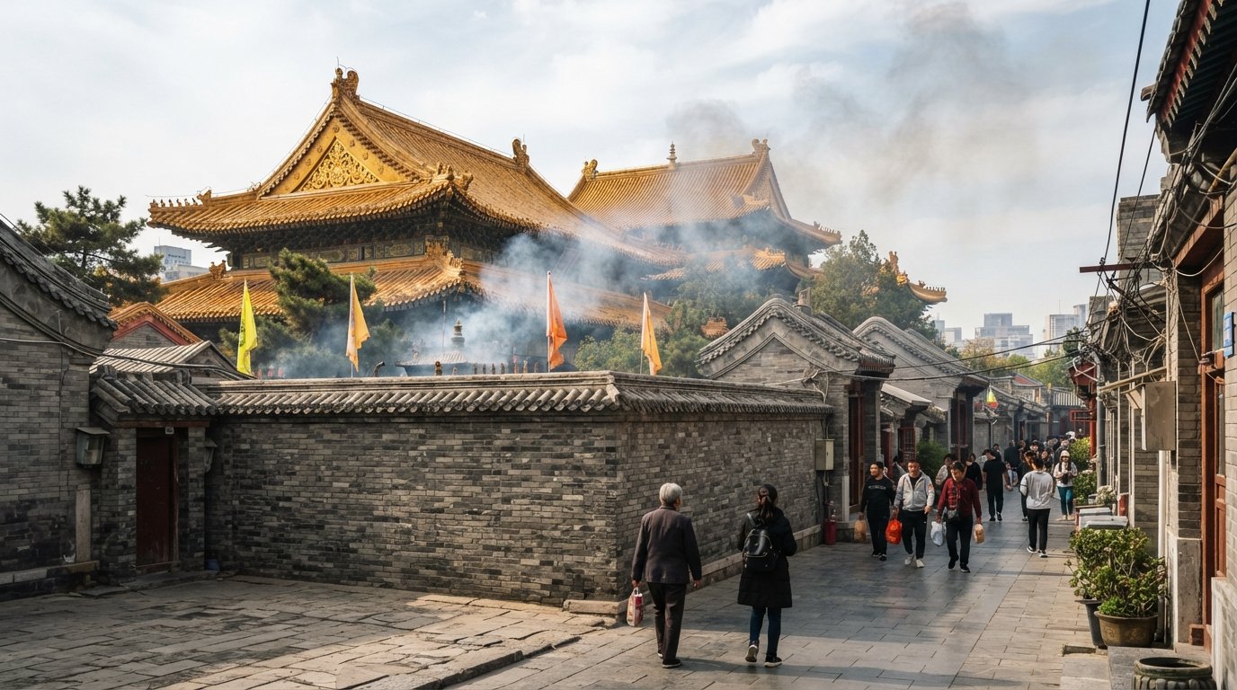 Yonghegong & Wudaoying, Beijing: incense, coffee and a lived-in hutong