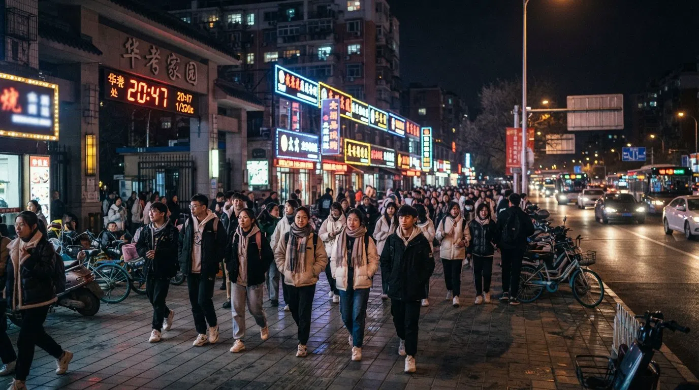 Wudaokou, Beijing: studentkvarteret som äter, pluggar och håller sig uppe sent